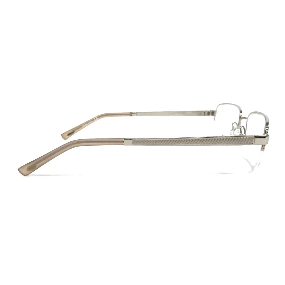 Autoflex Eyeglasses Frames FRANK 046 Palladium Silver Rectangle 53-19-140